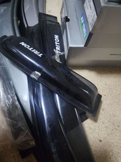 กันสาด Mitsubishi Triton Cab  🛻 2ประตู รุ่นปีเก่า สินค้าใหม่ รูปที่ 3