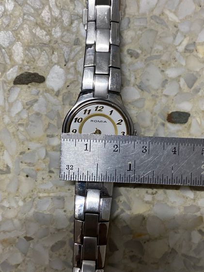 นาฬิกายี่ห้อ ROMIA  ควอทซ์ ของแท้มือสอง สแตนเลสสภาพสวย  950฿ รูปที่ 7
