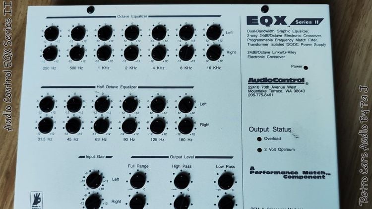 Audio Control EQX Series