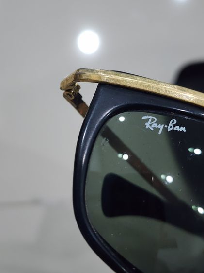 แว่นตา RAYBAN ของแท้ ขอบทอง รุ่นเก่า หายากมาก USA เก่าเก็บ รับประกันแท้ วินเทจ มีโค๊ตครบ เดิมๆ พร้อมกล่อง รูปที่ 7
