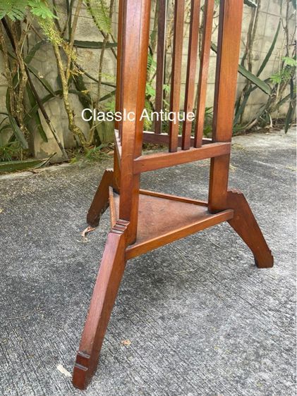 เสา แขวนหมวก ไม้สักสะสม รูปที่ 4