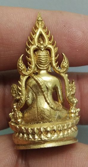 4080-พระพุทธชินราชเนื้อทองเหลือง สวยงามครับ พร้อมกล่อง รูปที่ 3