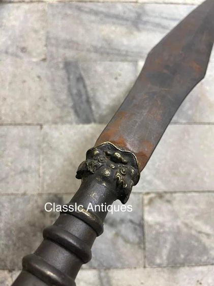 ใบหอก ด้ามทองเหลืองสะสม รูปที่ 2