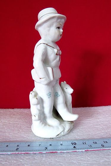 ตุ๊กตา หนูน้อย สุนัขตัวโปรด งานเซรามิก ประเทศเยอรมัน รูปที่ 6