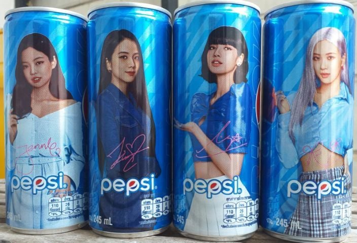 2020 Pepsi BlackPink 4Can thai set รูปที่ 1
