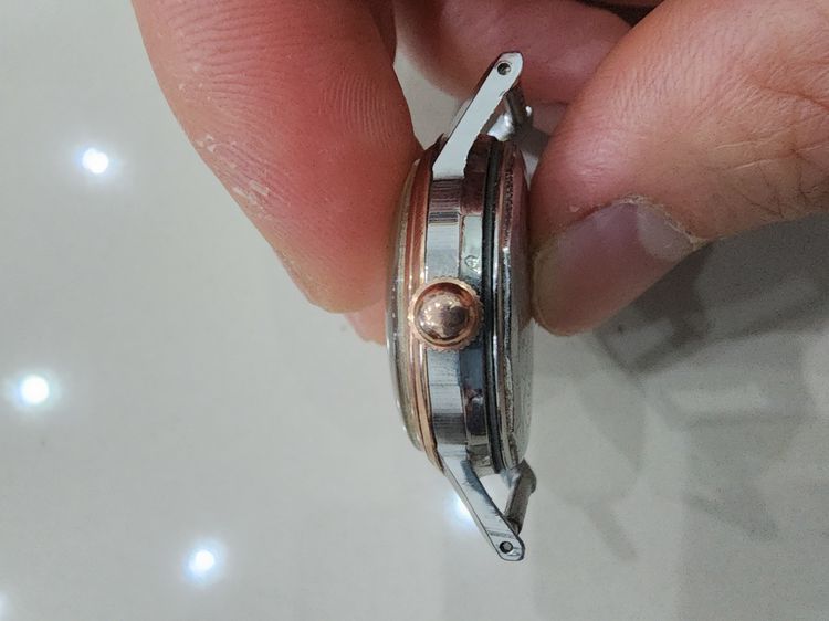 นาฬิกา รุ่นเก่า หน้ากระเบื้อง เก่าเก็บ หายาก เรือนเล็ก เดิมๆ วินเทจ ขอบนาค รูปที่ 5