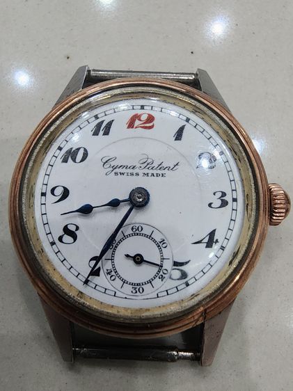 นาฬิกา รุ่นเก่า หน้ากระเบื้อง เก่าเก็บ หายาก เรือนเล็ก เดิมๆ วินเทจ ขอบนาค รูปที่ 2