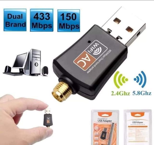 เสา WIFI 2.4 กับ 5 GHZ คอม-โน๊ตบุค (ใหม่) รูปที่ 4