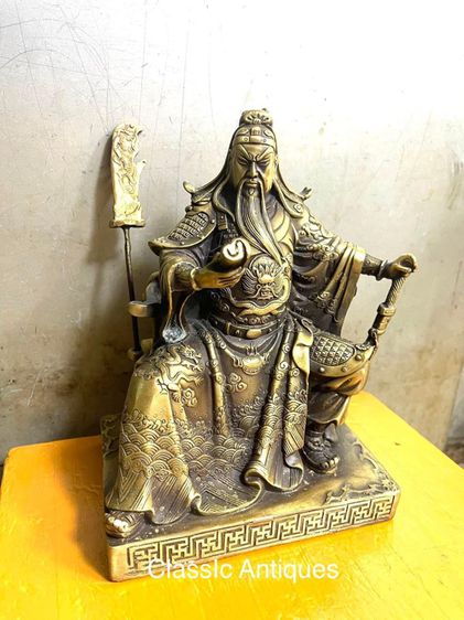 เทพเจ้ากวนอู ทองเหลืองA8 รูปที่ 2