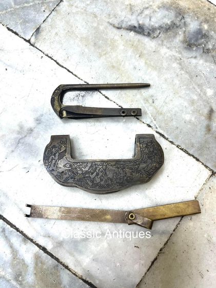 กุญแจจีน ทองเหลือง รูปที่ 3