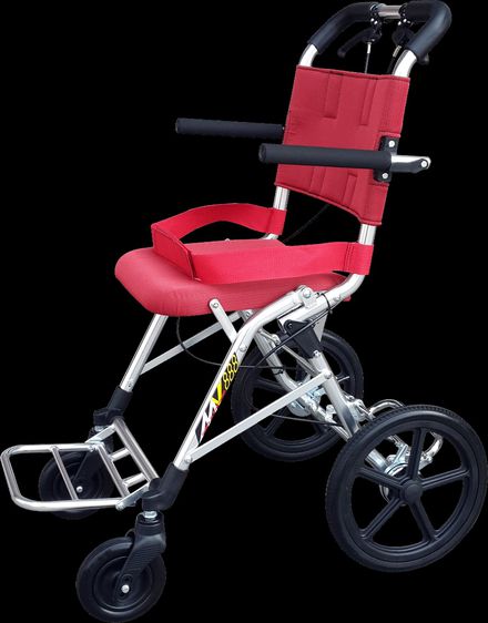 MATSUNAGA  รถเข็นผู้ป่วย น้ำหนักเบา สำหรับพกพา Aluminum Transport Wheelchair  รูปที่ 3