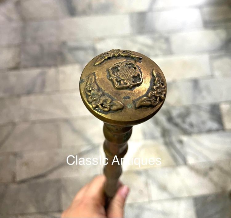 ไม้เท้า ทองเหลือง