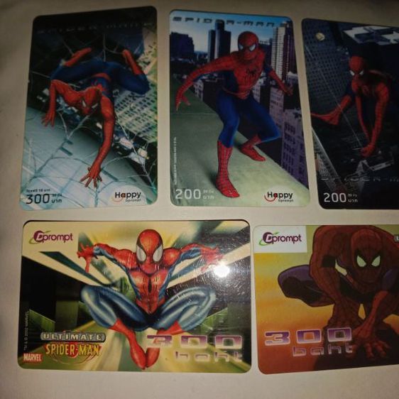 บัตรเติมเงิน ชุด Spider Man รูปที่ 1
