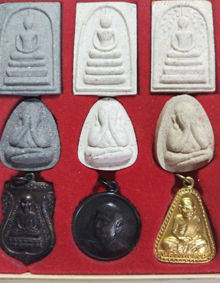 พระชุดรุ่นกาญจนาภิเษกรวมชุดสามคณาจารย์วัดเกาะแก้วฯปี๒๕๓๙ รูปที่ 6