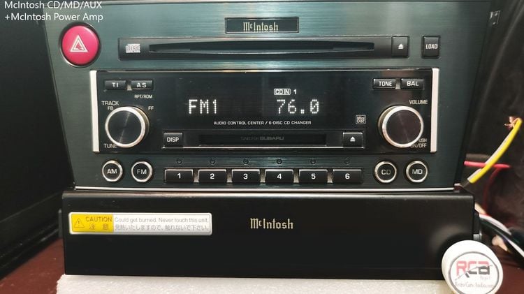 วิทยุ mcintosh amp +ใส่ซีดีได้6แผ่น