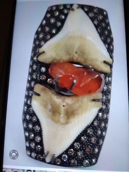 salemassageshopfuji2sukumvit39ขายแหวนเพชรนำตาล9กะรัตสวยมีไฟออปอฟันฉลาม รูปที่ 1