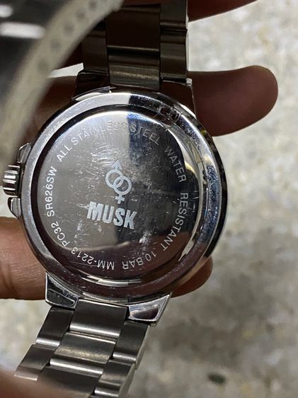 นาฬิกายี่ห้อ MUSK  ของแท้มือสอง สภาพยังสวย สายยาว 1400฿ รูปที่ 2