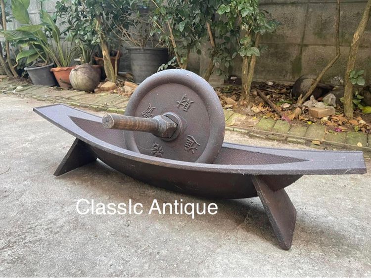 รางบดยา เหล็กหล่อ รางใหญ่สะสม รูปที่ 3