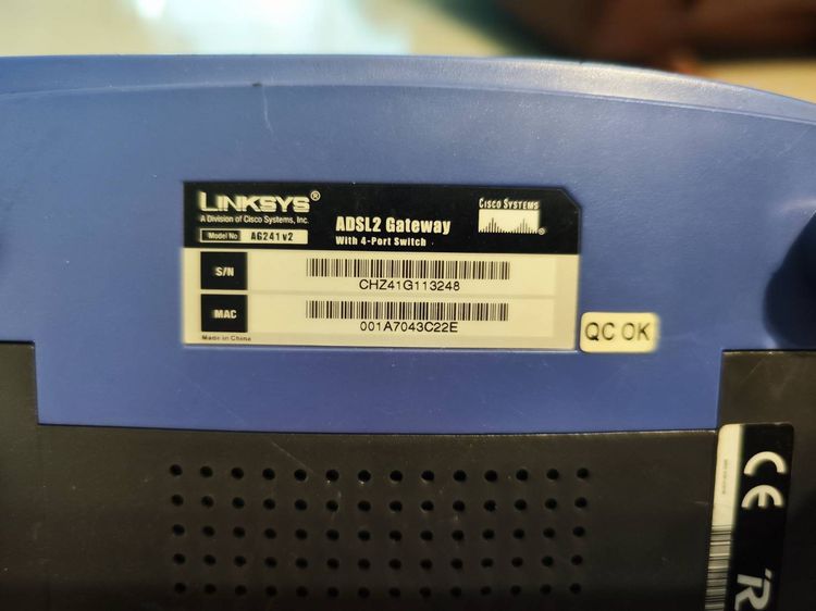 Router LINKSYS (WRT54GL) Wireless รูปที่ 3