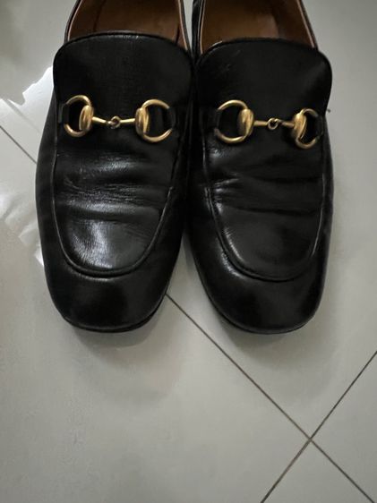 รองเท้า Gucci Jordan Leather Woman size 38 ครึ่ง  รูปที่ 5