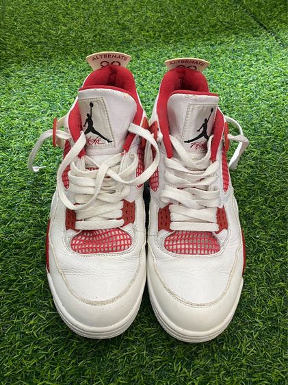 Nike รองเท้าผ้าใบ หนังแท้ UK 10.5 | EU 45 1/3 | US 11 ขาว Jordan 4 Retro Alternate 89