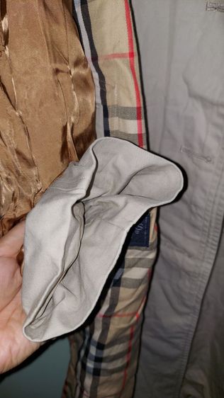 เสื้อโค้ท Burberry สีน้ำตาล  รูปที่ 8