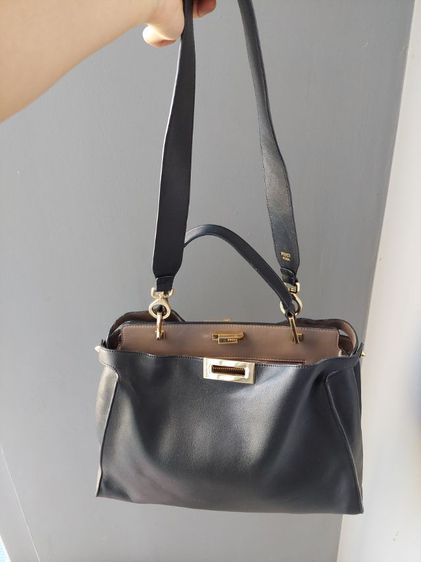 กระเป๋า Fendi สีดำ  รูปที่ 9
