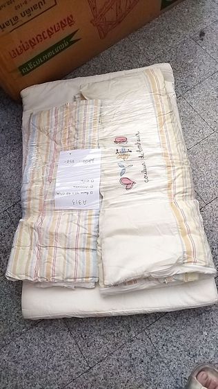 อื่นๆ ที่นอนเด็กอนุบาล ม้วนได้  มีผ้าปู ผ้าห่ม    ที่นอนเด็ก  มือสองญี่ปุ่น  