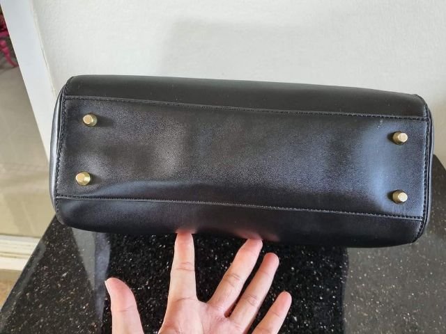 กระเป๋าถือ marja kurki สีดำอะไหล่ทอง รูปที่ 6