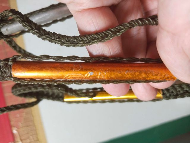 สายคาดเอวเชือกถักเขียวตะกรุดสามกษัตริย์ลงยันต์ยาว๓๖นิ้ว รูปที่ 6