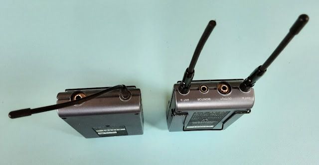 ชุดไมโครโฟนไร้สาย ไมค์ลอย สำหรับติดหัวกล้องวีดีโอ Sony UTX-URX ของแท้ๆ รูปที่ 4