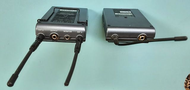 ชุดไมโครโฟนไร้สาย ไมค์ลอย สำหรับติดหัวกล้องวีดีโอ Sony UTX-URX ของแท้ๆ รูปที่ 5