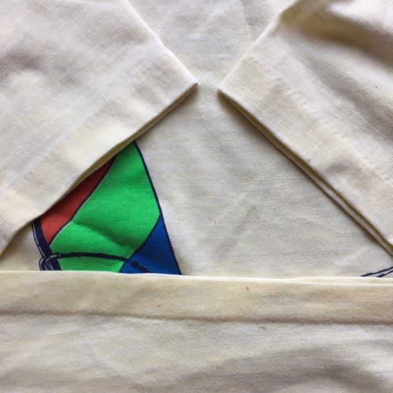 เสื้อยืดคอกลมแขนสั้น ผ้าบาง สกรีนลาย คนเล่นวินด์เซิร์ฟ วิวทะเล HAWAII ตอกนกแก้ว POLY TEES HAWAII ผ้า 50 50 ป้ายคอ t-crew Sunstrokes รูปที่ 7