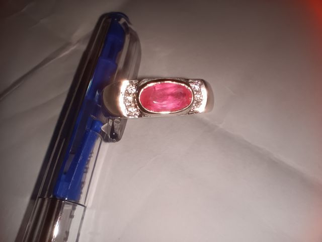 แหวนทับทิมสีชมพูเผาเก่า รูปที่ 4