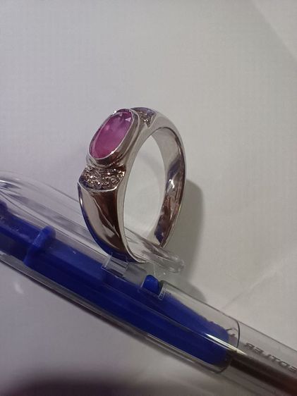 แหวนทับทิมสีชมพูเผาเก่า รูปที่ 9