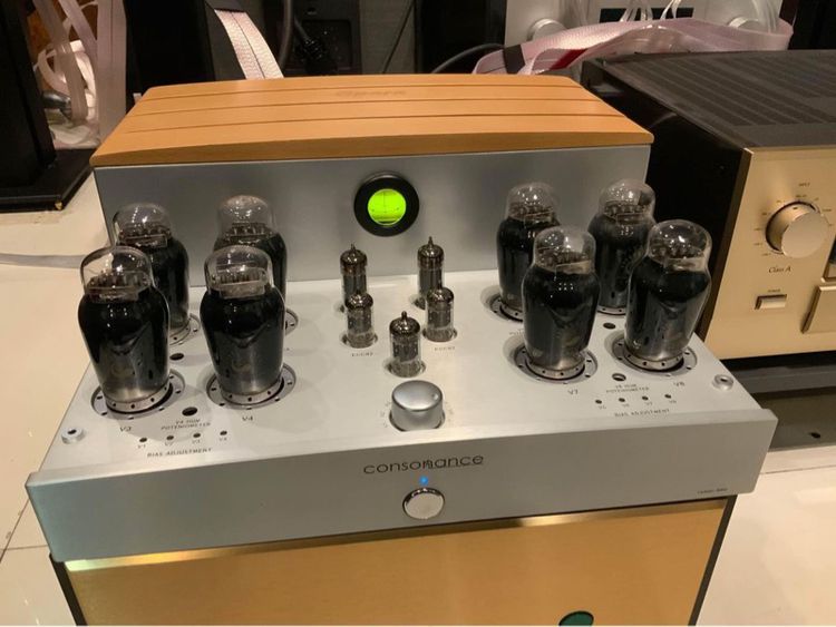 ขาย เพาเวอร์แอมป์หลอดแบรนด์รางวัลเพียบ สภาพสวย เข้าใหม่ OPERA Audio-Consonance Cyber 880A Stereo Tube Poweramplifiers 