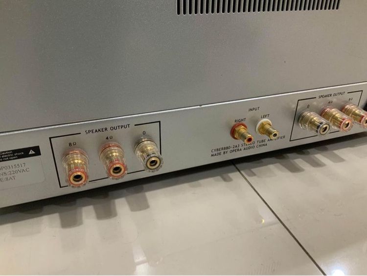 ขาย เพาเวอร์แอมป์หลอดแบรนด์รางวัลเพียบ สภาพสวย เข้าใหม่ OPERA Audio-Consonance Cyber 880A Stereo Tube Poweramplifiers  รูปที่ 10