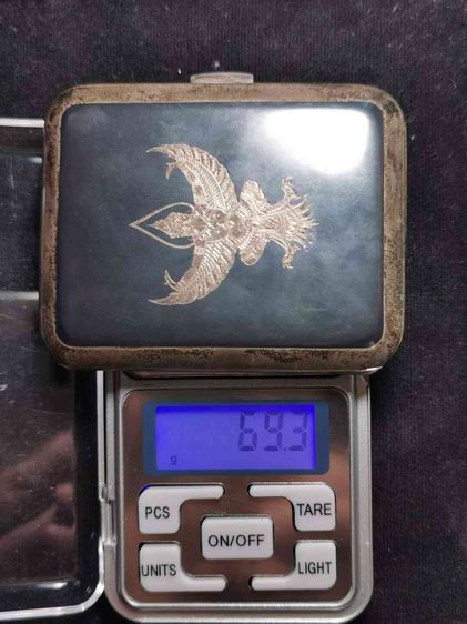 ตลับเงินเก่า ลายครุฑ หายาก น้ำหนัก 69.3 กรัมเดิมๆ เก่าเก็บ  รูปที่ 6