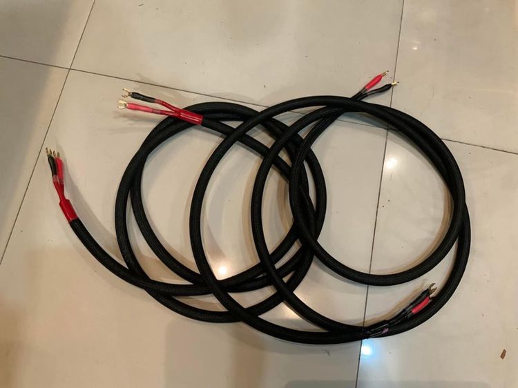 ขายสายลำโพงไฮเอนด์ตัวท็อปสภาพงาม MONSTER CABLE Z3 Reference Ultimate Audiophile Single Wire Speaker Cables Made in USA ส่งฟรี รูปที่ 4
