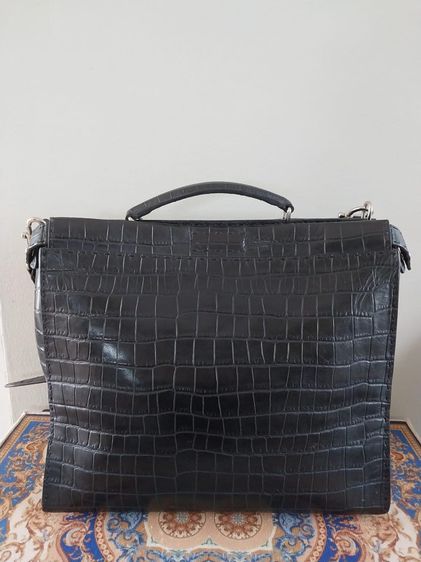 กระเป๋าเอกสาร Fendi หนังแท้ทำลายจระเข้  รูปที่ 2