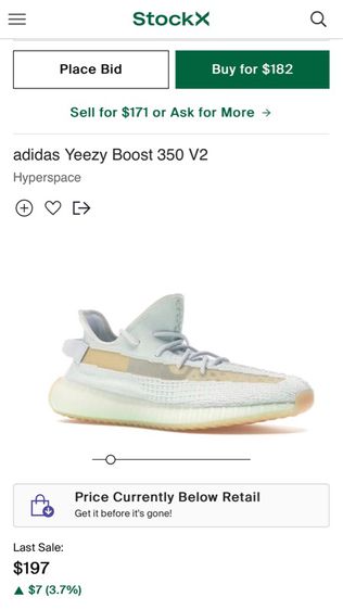 Yeezy Boost 350 V2 Hyperspace รูปที่ 6