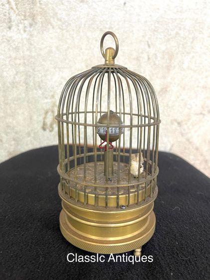 นาฬิกากรงนก ทองเหลืองสะสมA4 รูปที่ 2