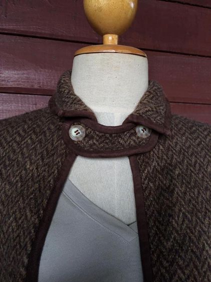 เสื้อคลุมผ้าทรงปีกค้างคาว Ralph lauren ไซส์ M  รูปที่ 7