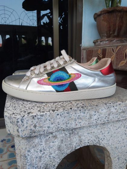 รองเท้าผ้าใบ Gucci ไซส์ 37  รูปที่ 6