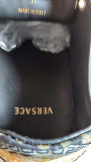 รองเท้าผ้าใบ Versace ไซส์ 37  รูปที่ 9