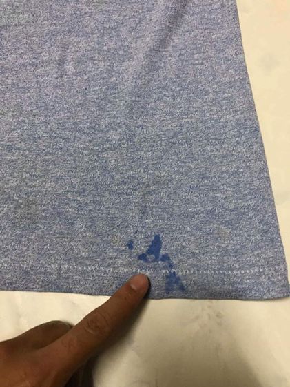 เสื้อยืดผ้าเนื้อทราย สีฟ้า สกรีนหน้า หลัง ลายคนเล่นเซิร์ฟ วิวทะเล ดอกไม้ MYRTLE BEACH S.C. ป้ายคอ SCREEN STARS รูปที่ 8