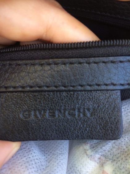 กระเป๋าถือ Givenchy ของแท้ วินเทจ ผ้าผสมหนัง รูปที่ 9