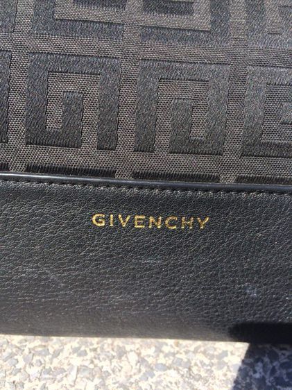 กระเป๋าถือ Givenchy ของแท้ วินเทจ ผ้าผสมหนัง รูปที่ 6