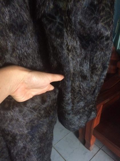 เสื้อโค้ทตัวยาวขนมิ้งแท้ งานแบรนด์ EMBA  รูปที่ 7