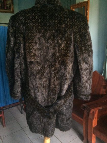เสื้อโค้ทตัวยาวขนมิ้งแท้ งานแบรนด์ EMBA  รูปที่ 10